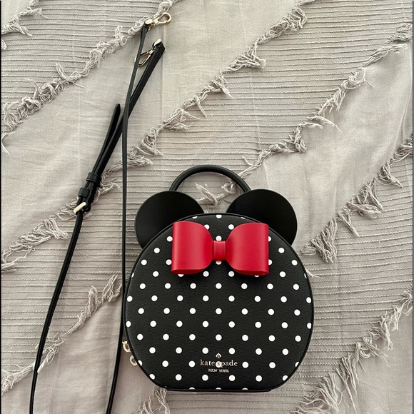 BNWOT! Kate Spade Minnie Mouse Crossbody Bag With Detachable Strap - Picture 8 of 15